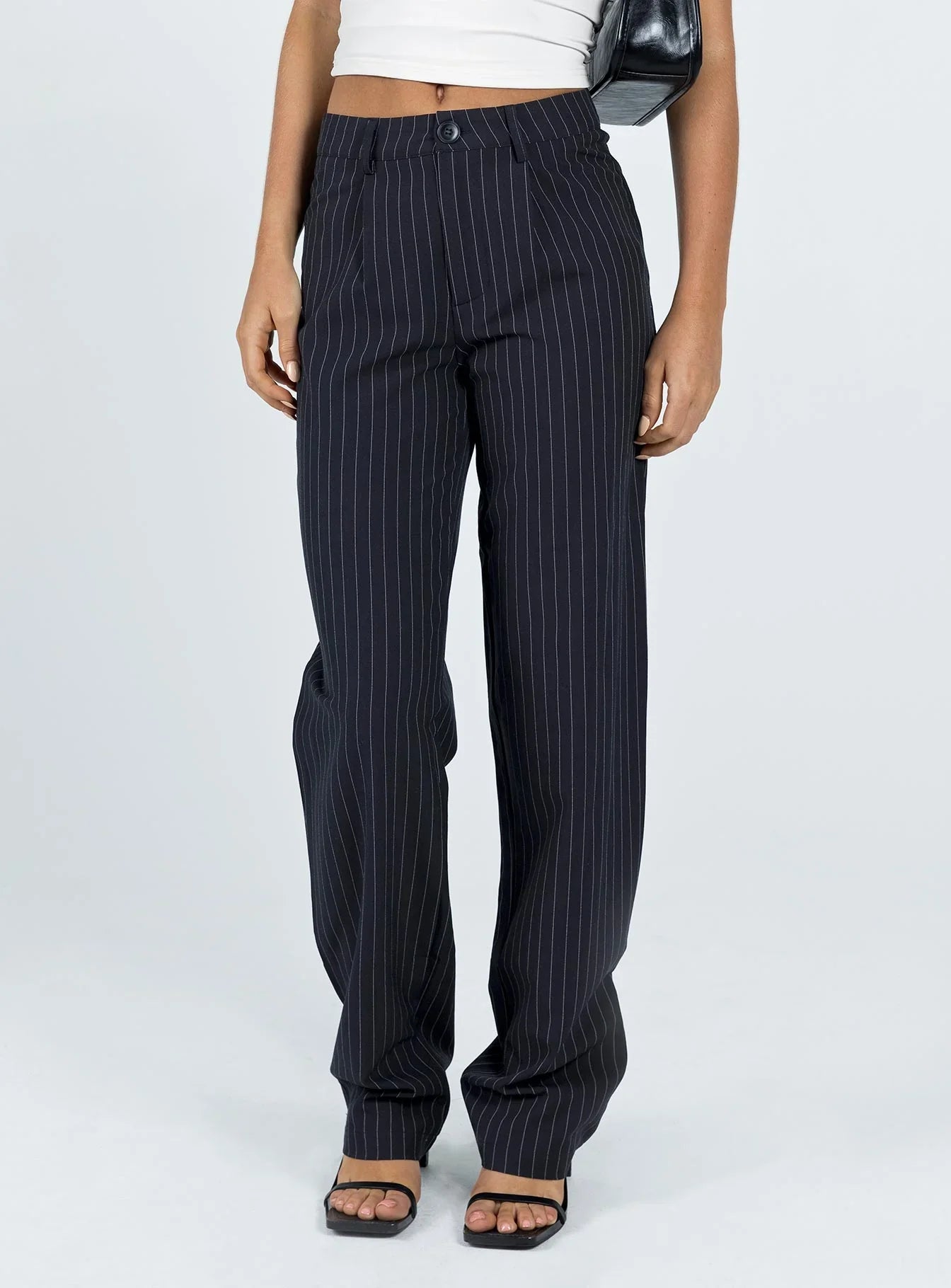 Princess Polly Titus Pant Navy, size 8