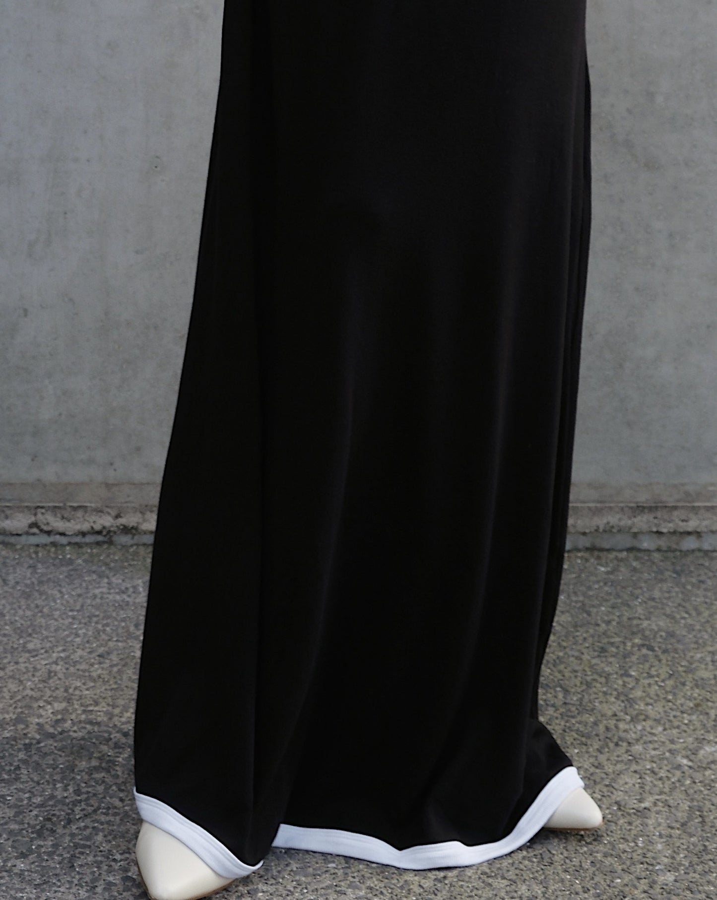 Billy J Thanne Maxi dress with white stripe - size 6