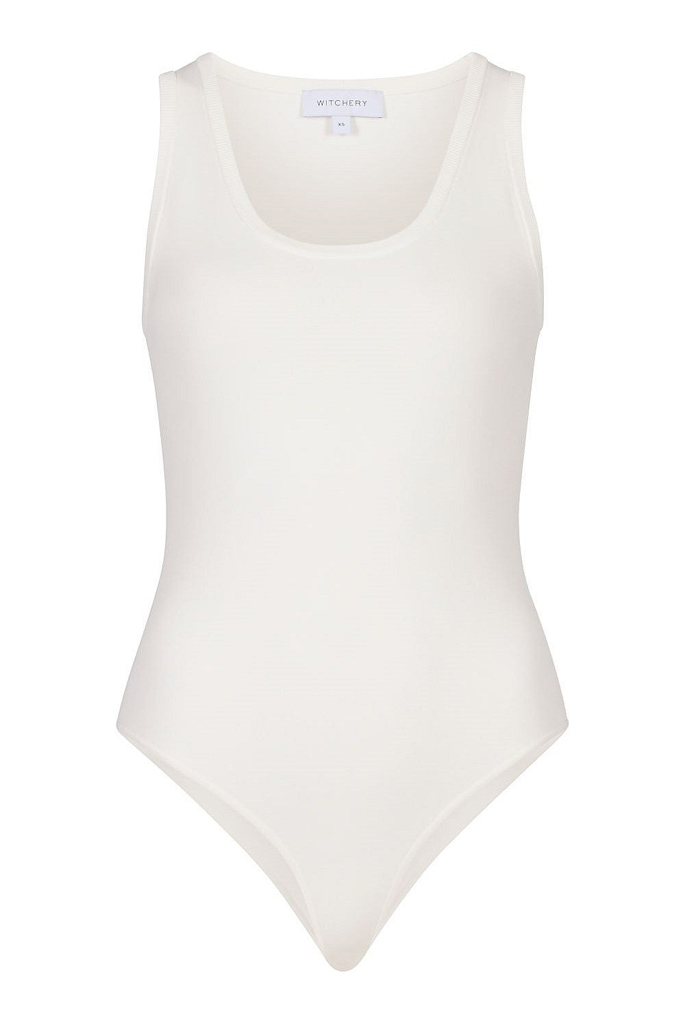 Witchery Crepe Knit Bodysuit, size xxs