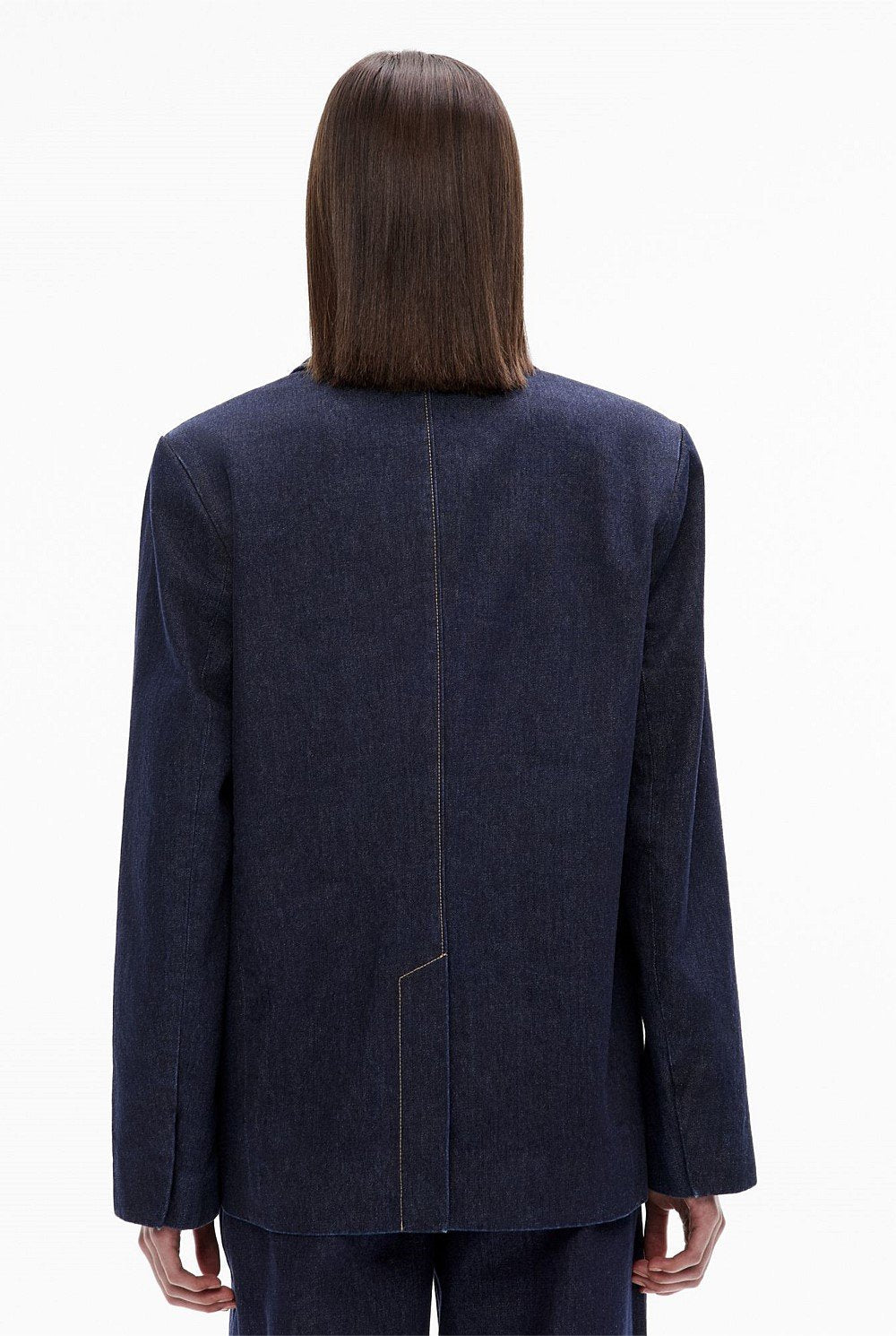 Witchery Dark Denim Blazer - Size 6