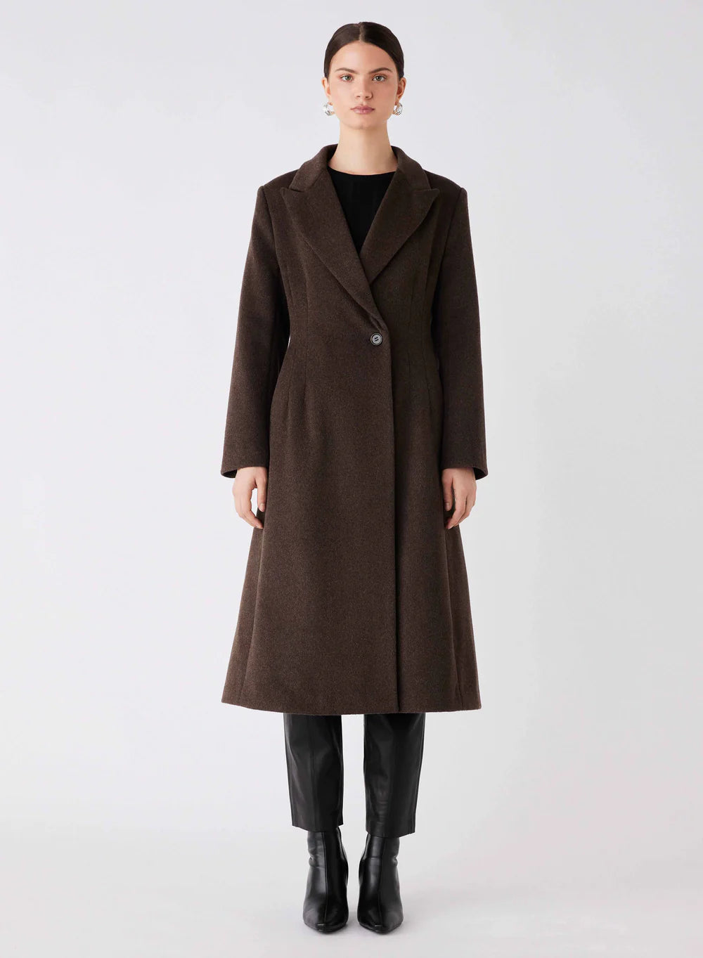 Esmaee Eternal Coat - Chocolate, size XS