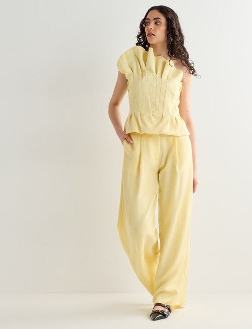 State of Play Manaia Wide Leg Luxe Pant, Jasmine - Size 8