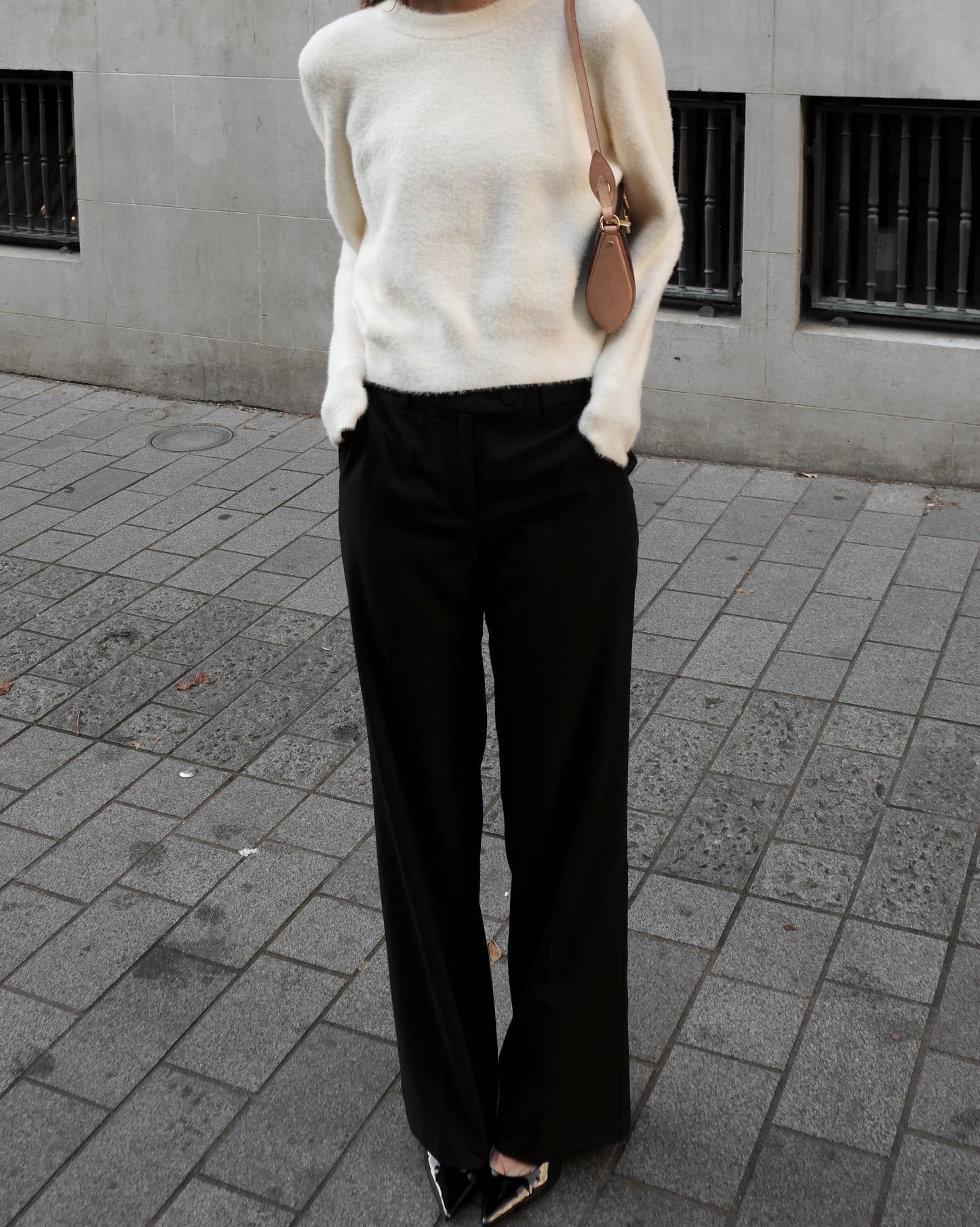 Forcast Haisley Fluffy Crewneck Knit - Size S