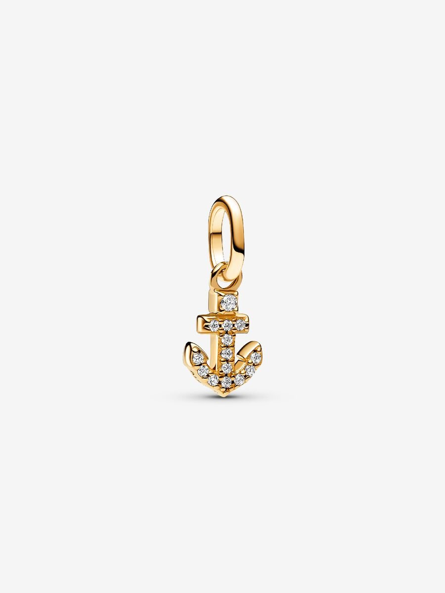 Pandora, selling 4 different charms, gold