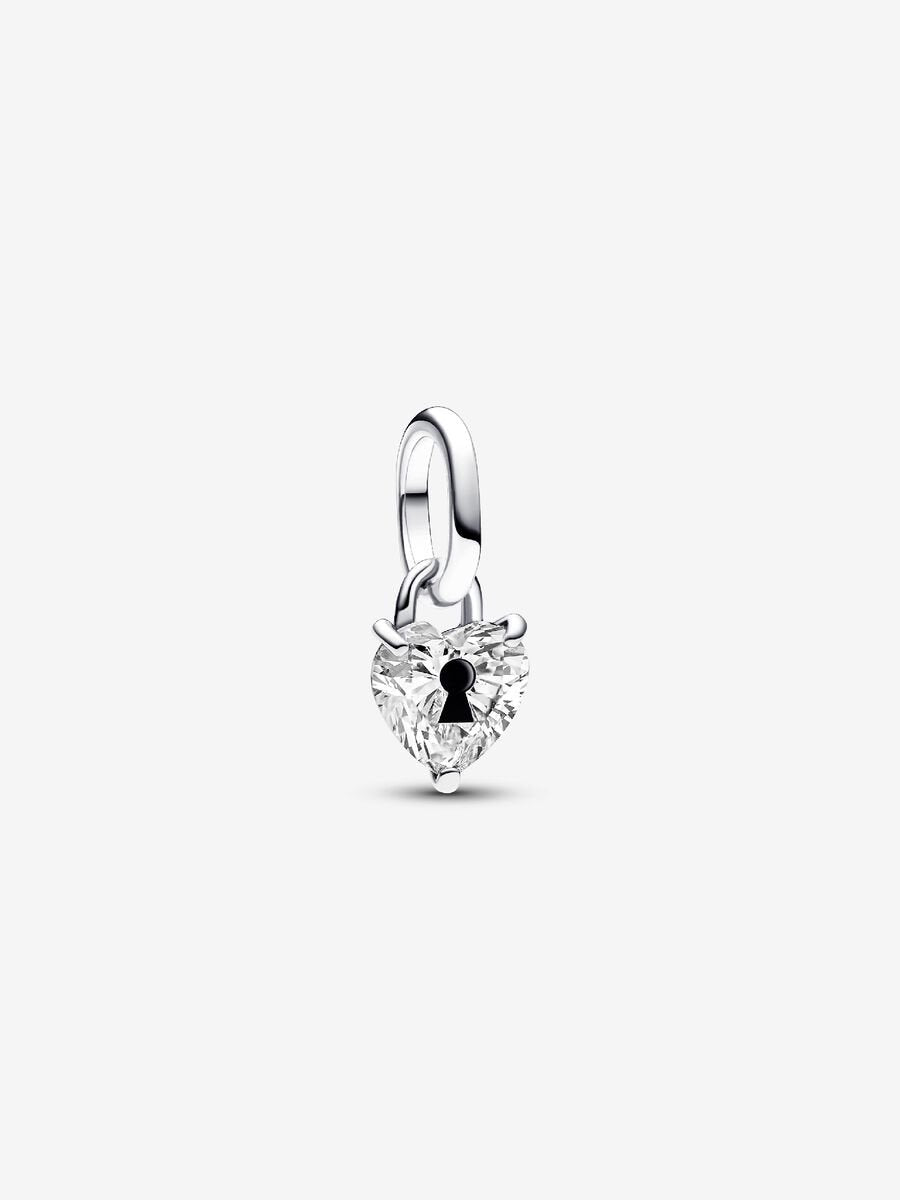 Pandora Linked Hearts Collier Necklace, silver (selling with 5 charms)