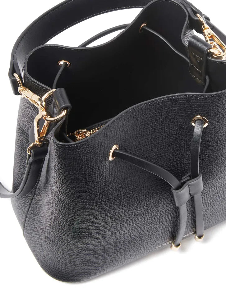 Forever New Shae Small Bucket Bag, black