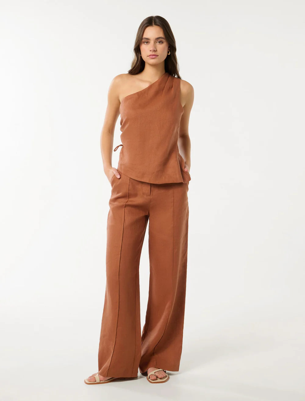 Forever New Posey Linen Set, size 8