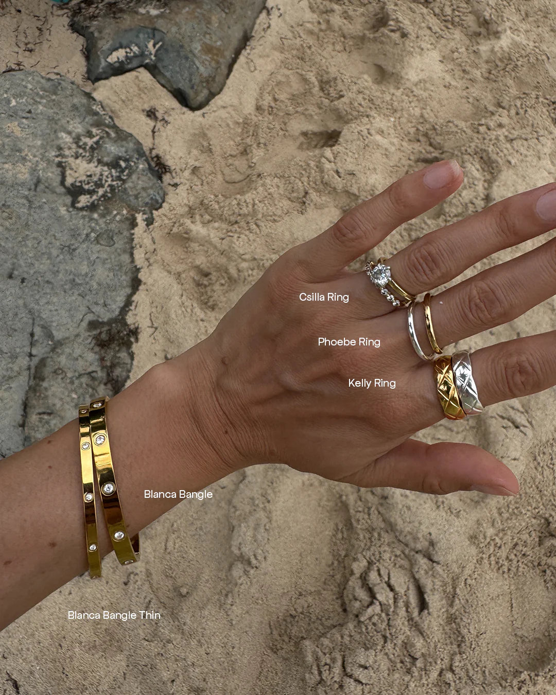 Bare Jewelry Kelly Ring - Bright Silver S