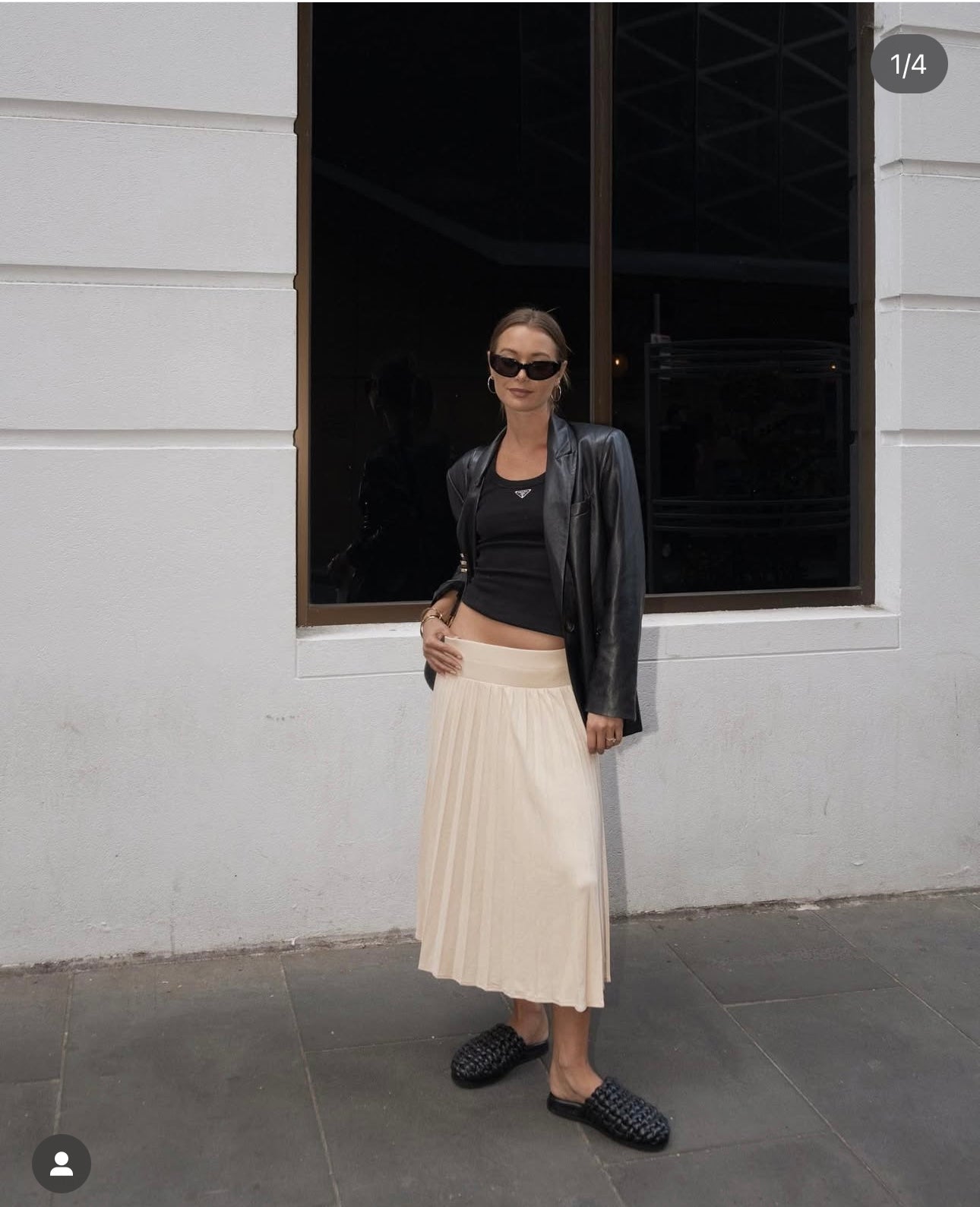 Lioness Sydney Pleat Skirt, and matching top, Size XS