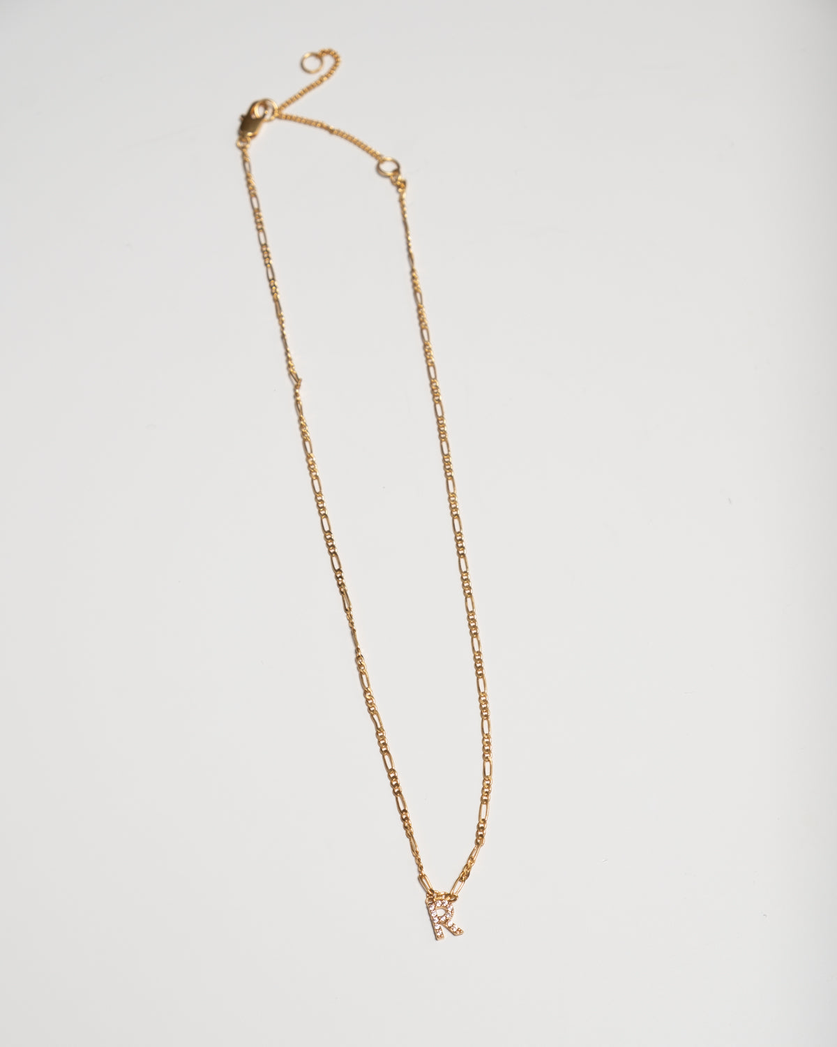 Gold 'R' Necklace