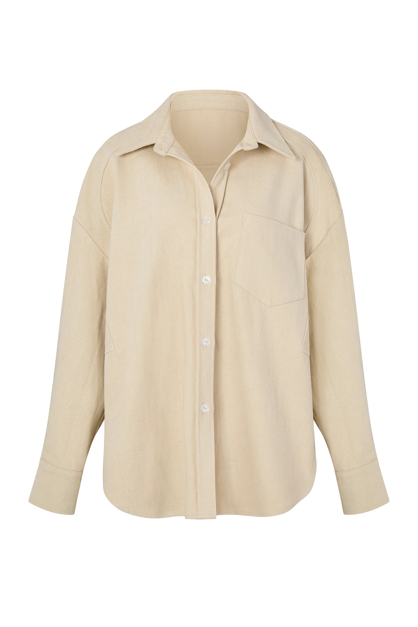 Elce Swim Billie canvas shirt - ecru, size XS/S