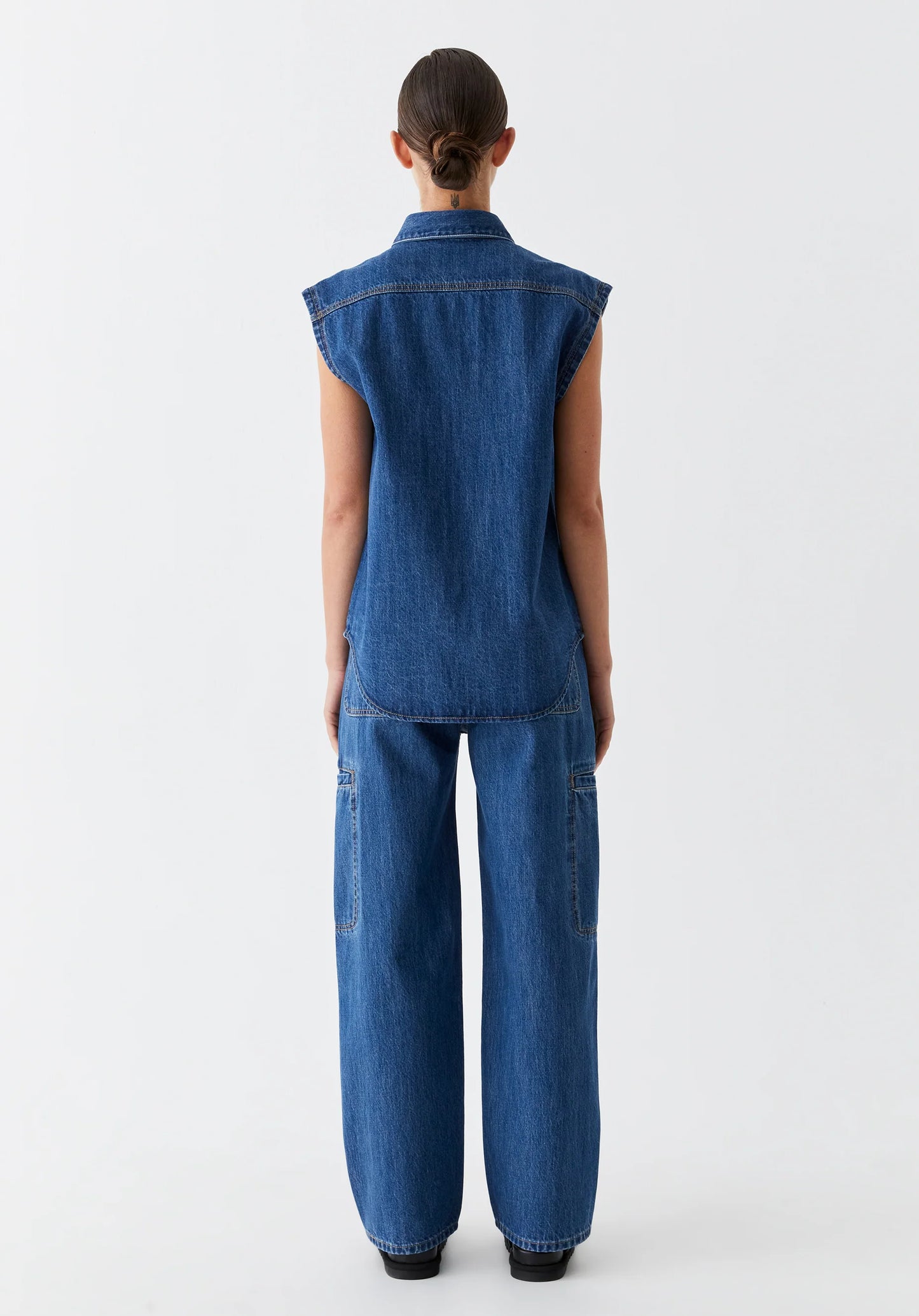 Morrison Denim Vest and Pant, size 6