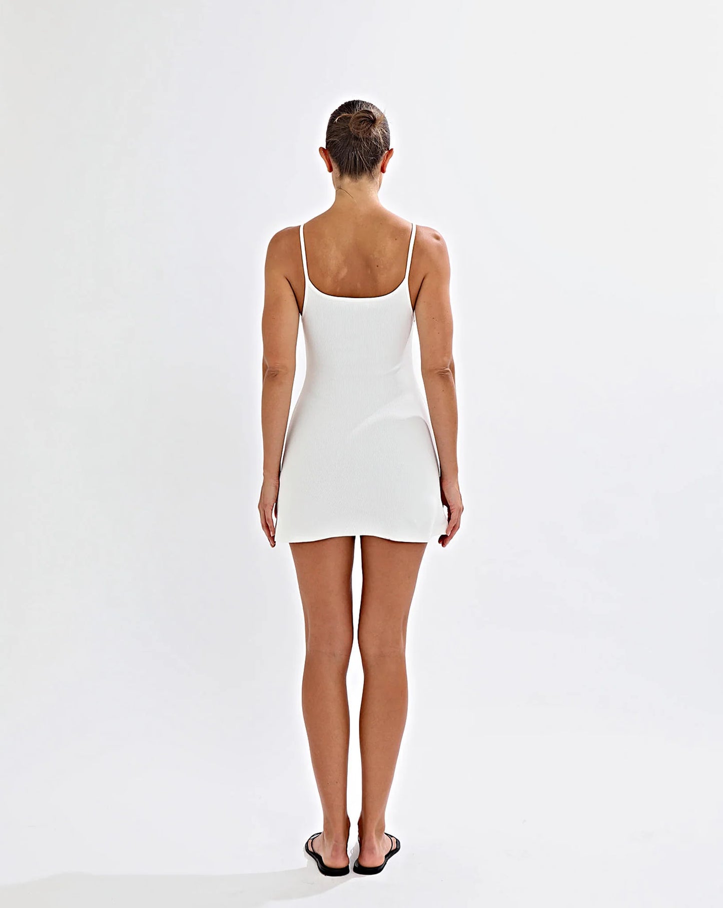 One Mile Oli Mini Dress - White, size XS