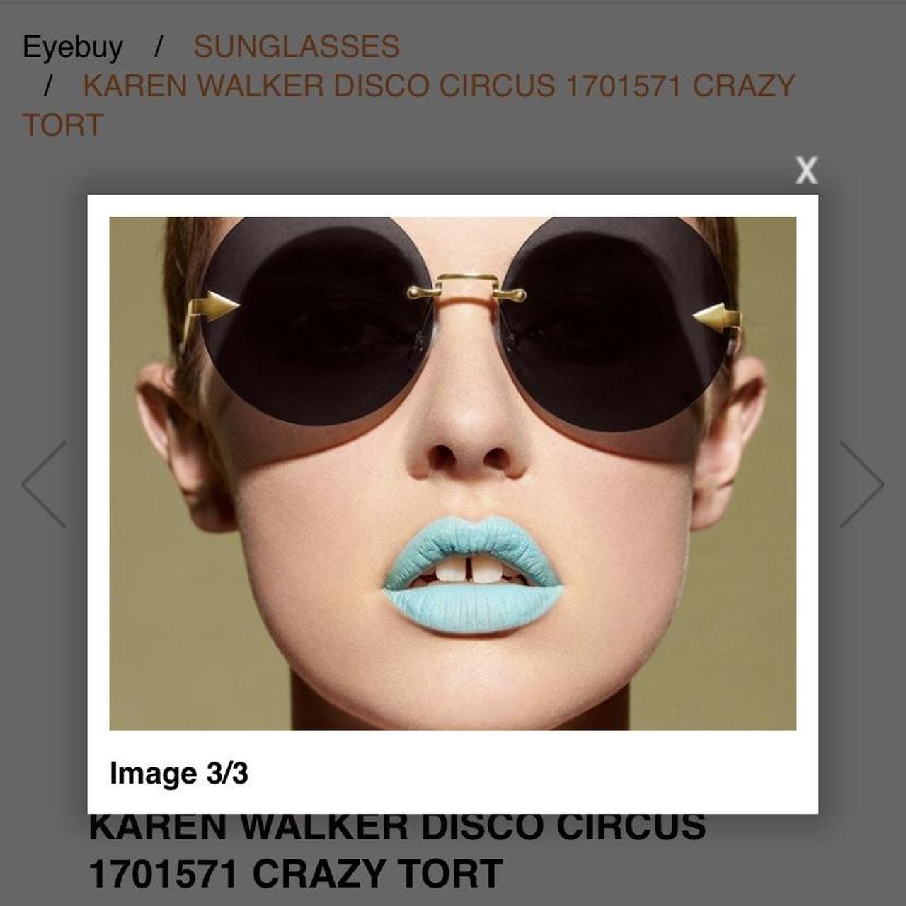 Karen Walker Disco Circus Sunglasses, black