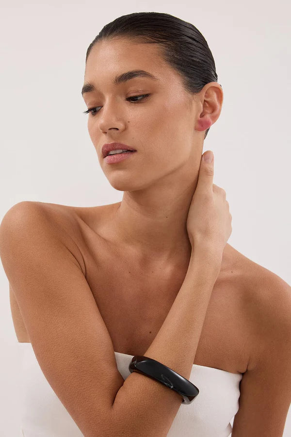 Noah Black Bangle x 2