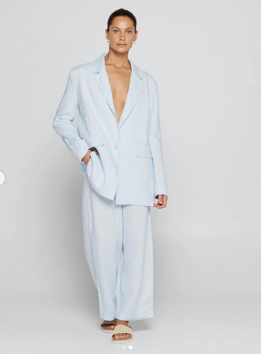 By Ridley 100% Linen d Pants XS