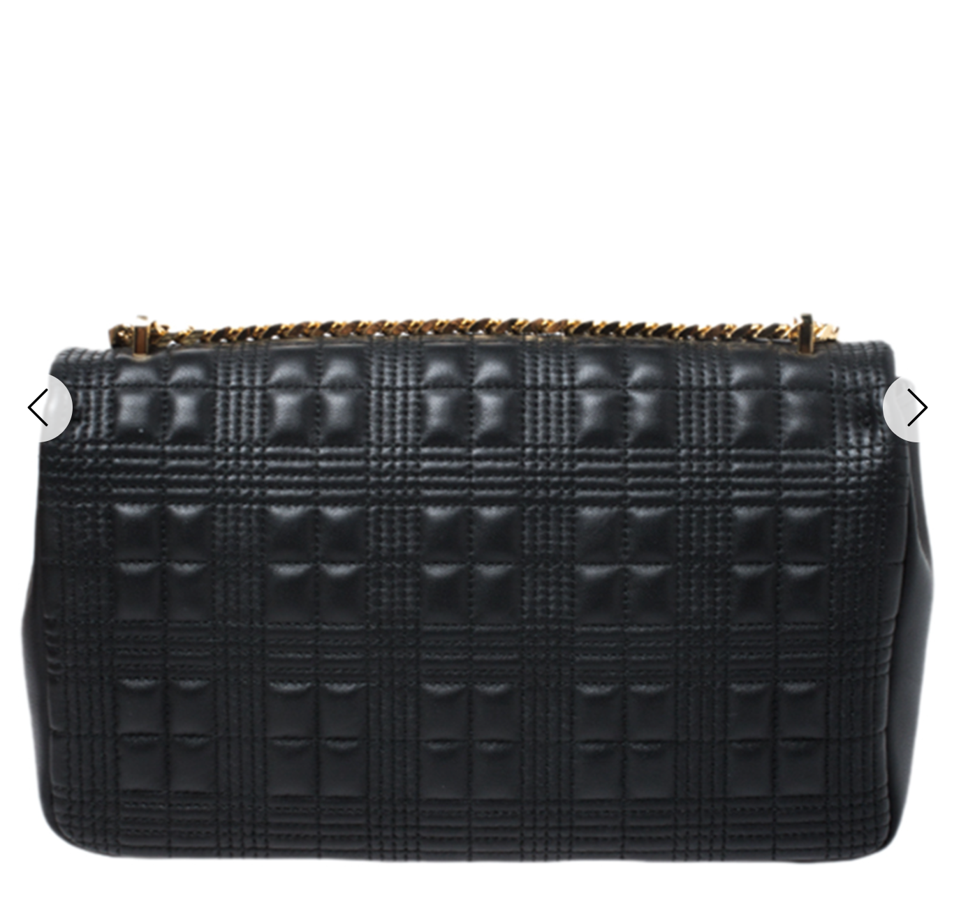 Burberry Black Quilted Leather Medium Lola Shoulder Bag