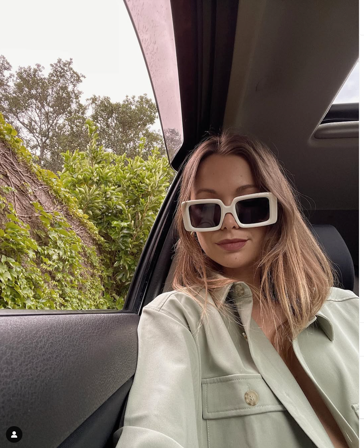 Local Supply AJE X LOCAL SUPPLY THE SQUARE WHITE SUNGLASSES