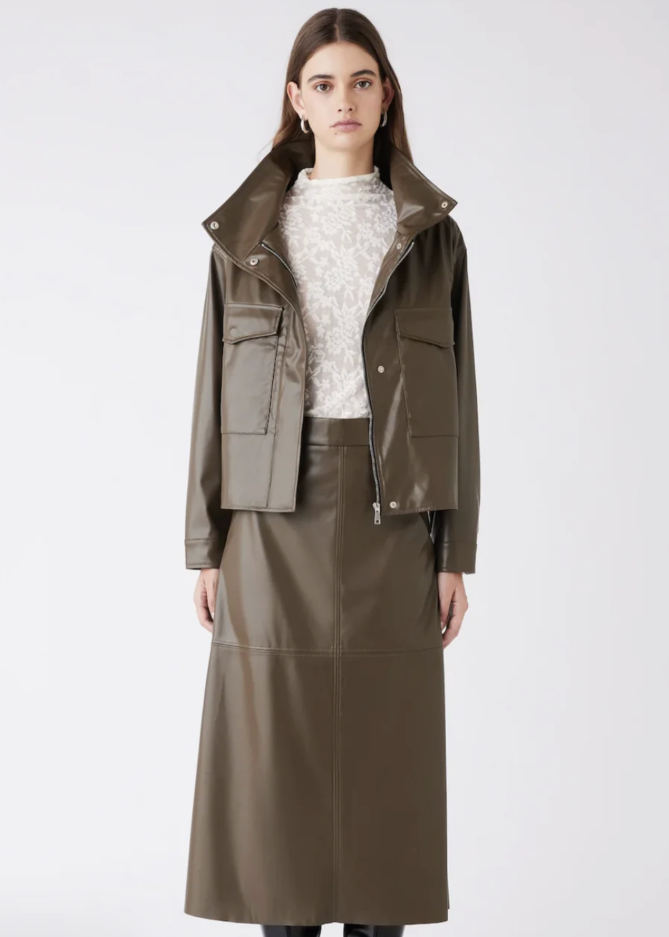 ESMAEE Confession Jacket - Khaki, size XS