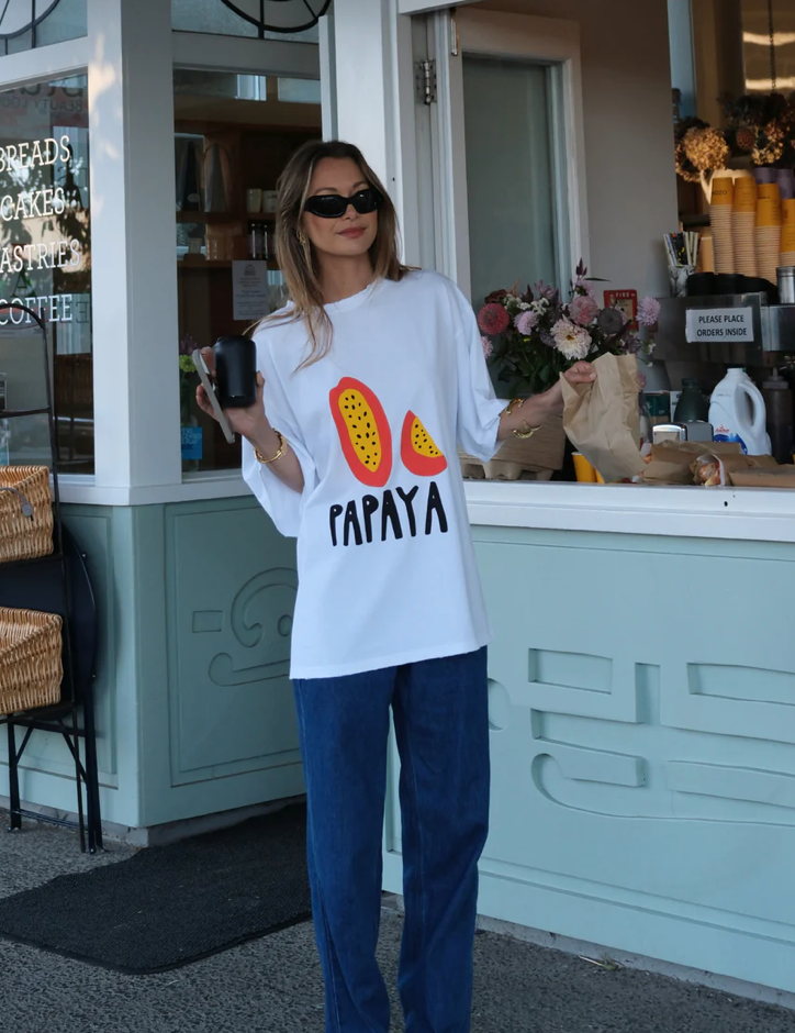 Luna Lane Papaya Tee, size S