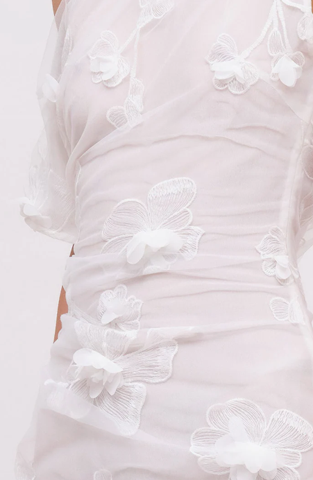 Suboo Dylan Flower Tulle Midi, size XS