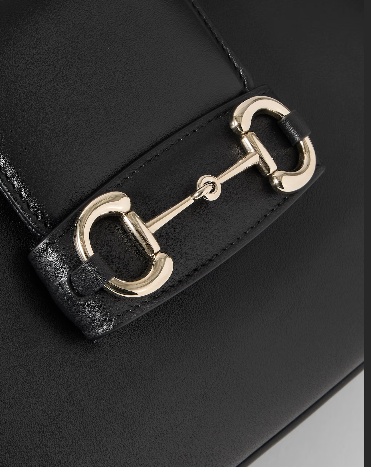 GUCCI Horsebit 1955 leather shoulder bag