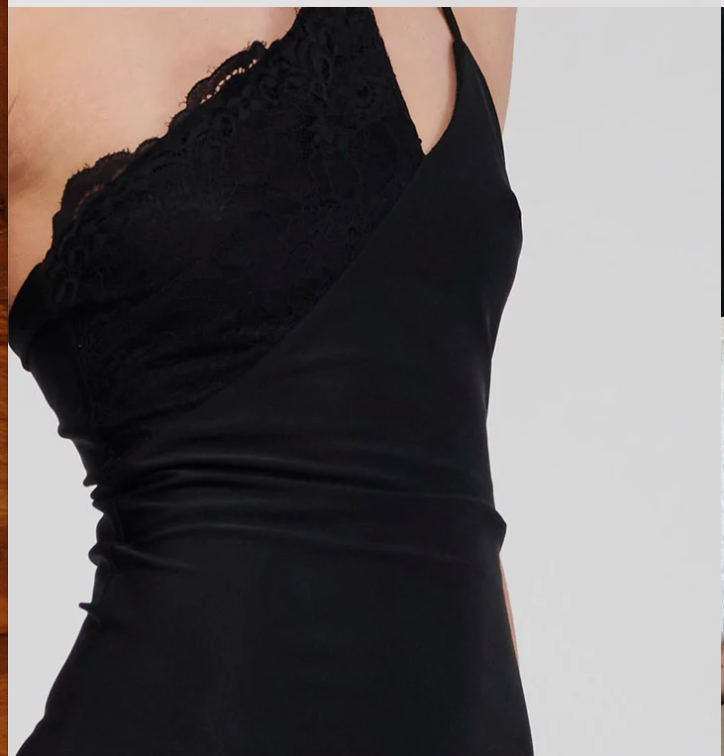 Suboo Cannes Lace Panel One Shoulder Mini Dress - size XS