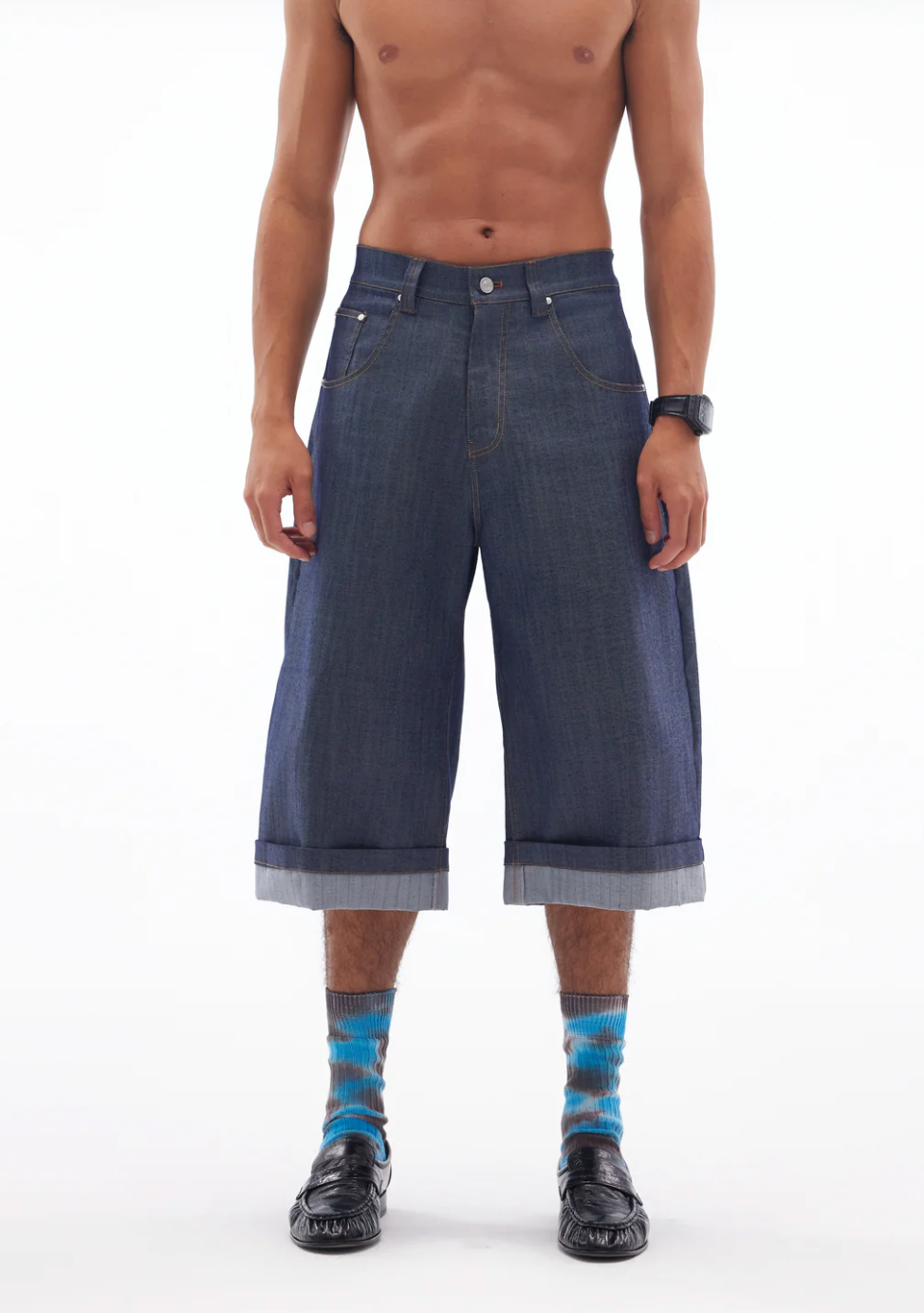 Yhone Vanguard Denim Jorts, size S