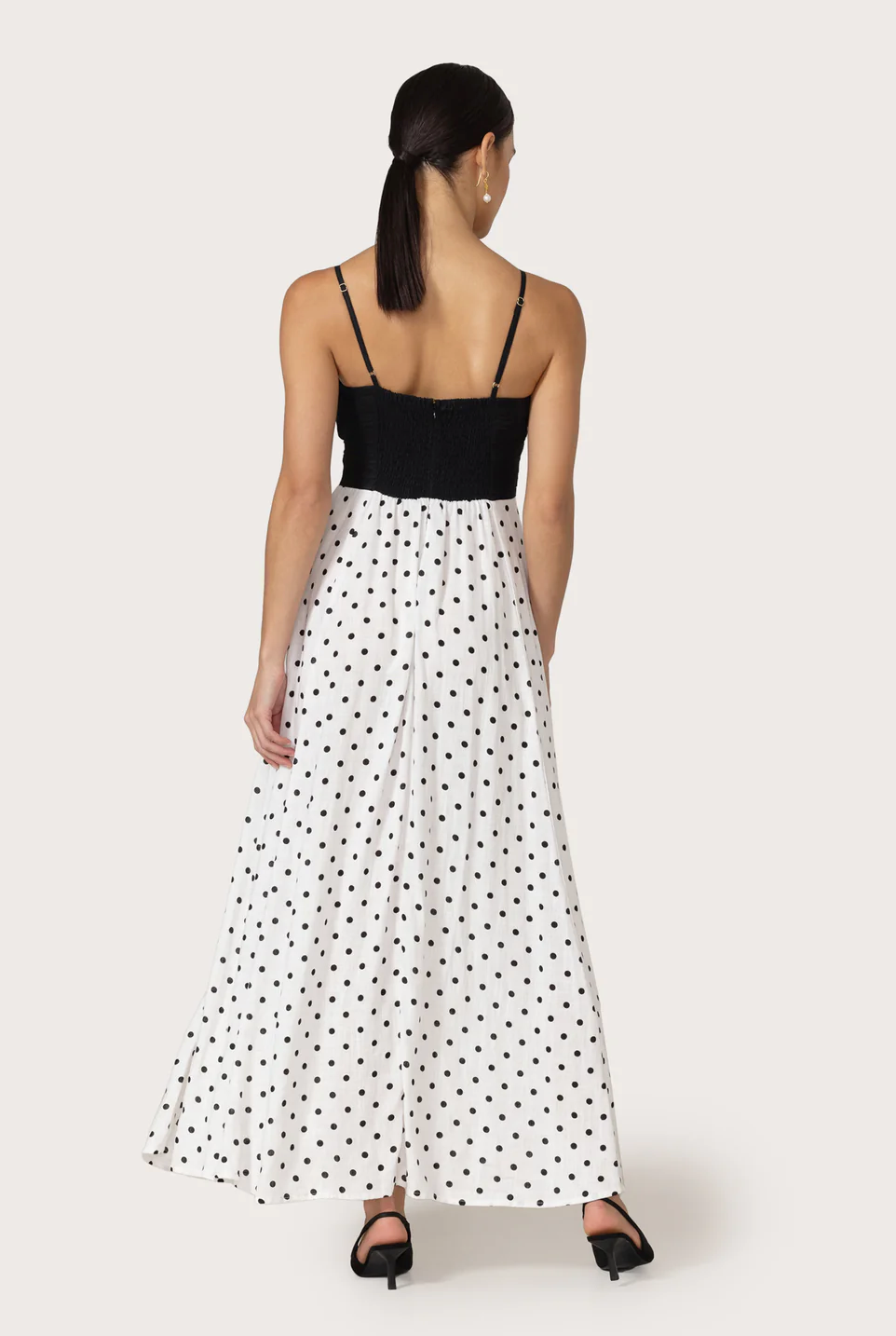 Lusana Meagen Maxi Dress - Margot Spot, size S