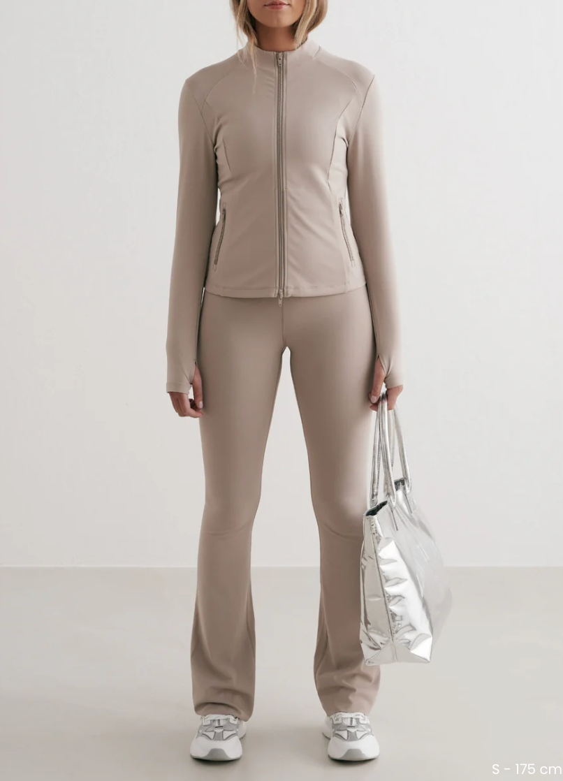 Aim'n Sense Zip Jacket - Dark Clay, size XS