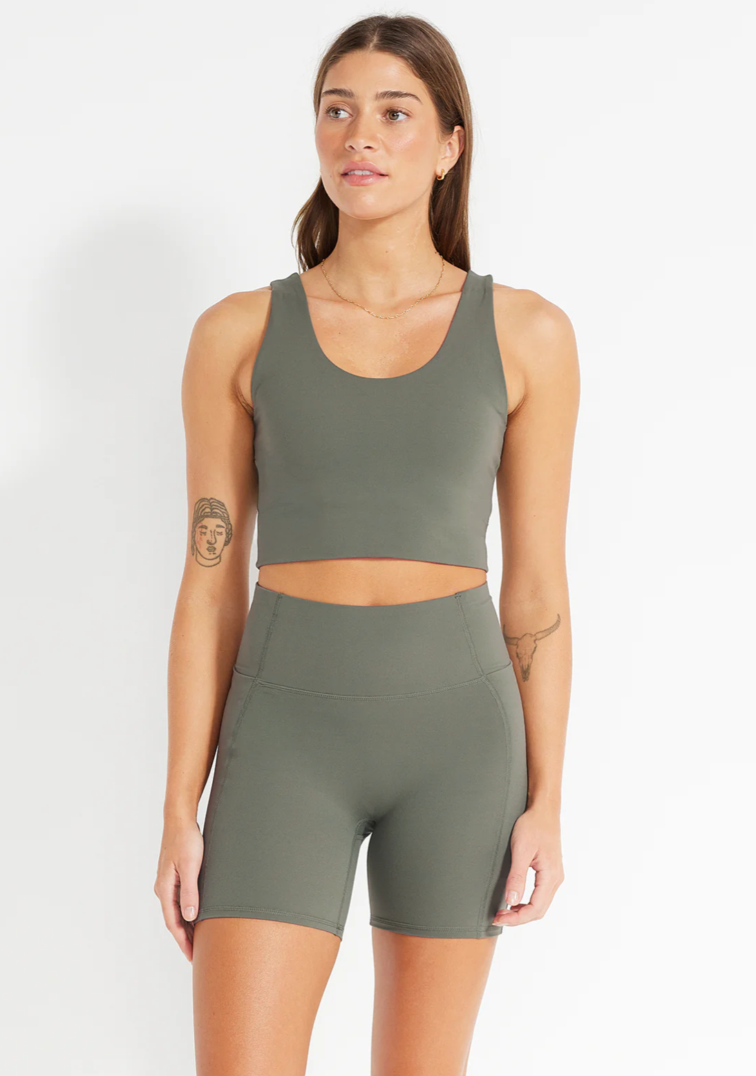 Nimble In Motion Side Pocket Short - Matcha, size XS