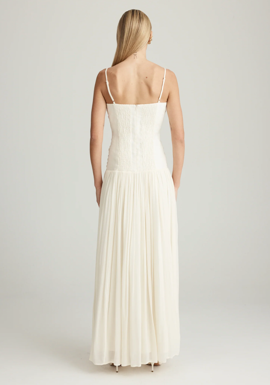Mattir Paloma Applique Maxi - Ivory, size 6