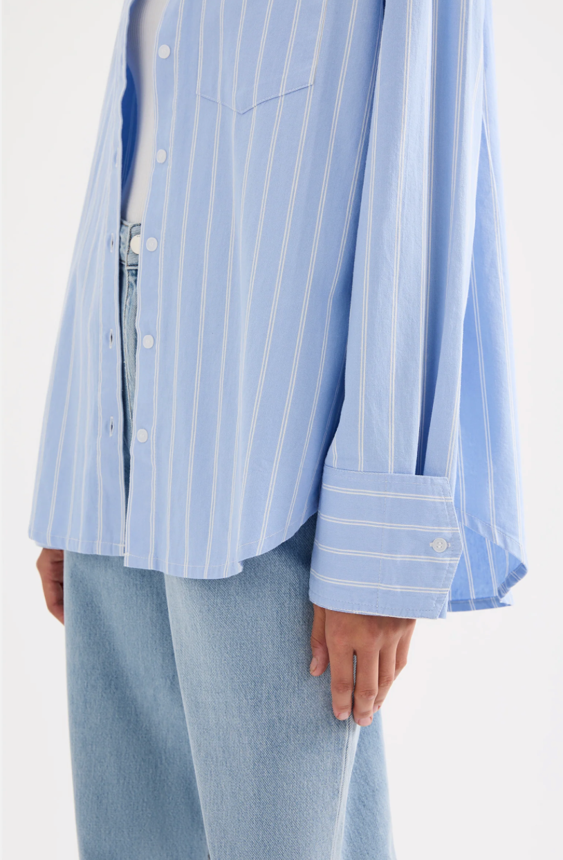 Nude Lucy Emerson Shirt - Lake blue, size S