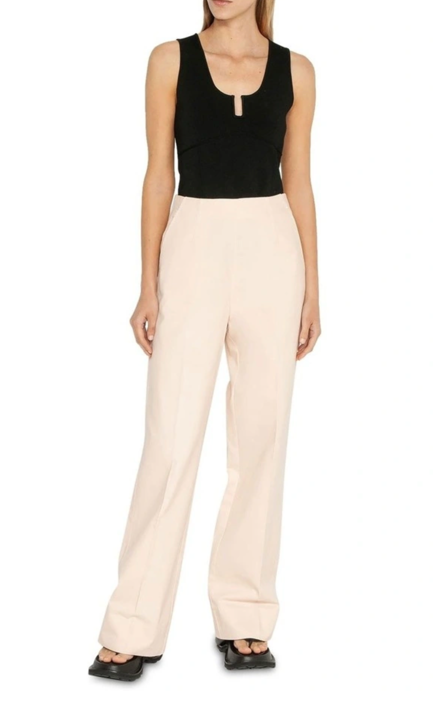 Cue Dew Viscose Twill Wide Leg Pant, size 6