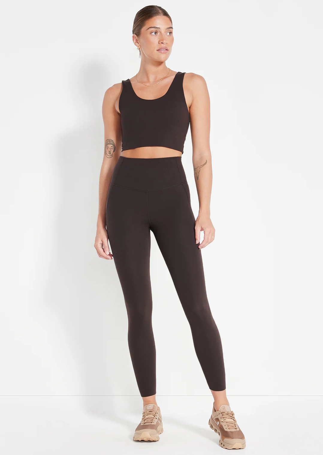 Nimble In Motion Pocket 7/8 Legging - Espresso, size XS