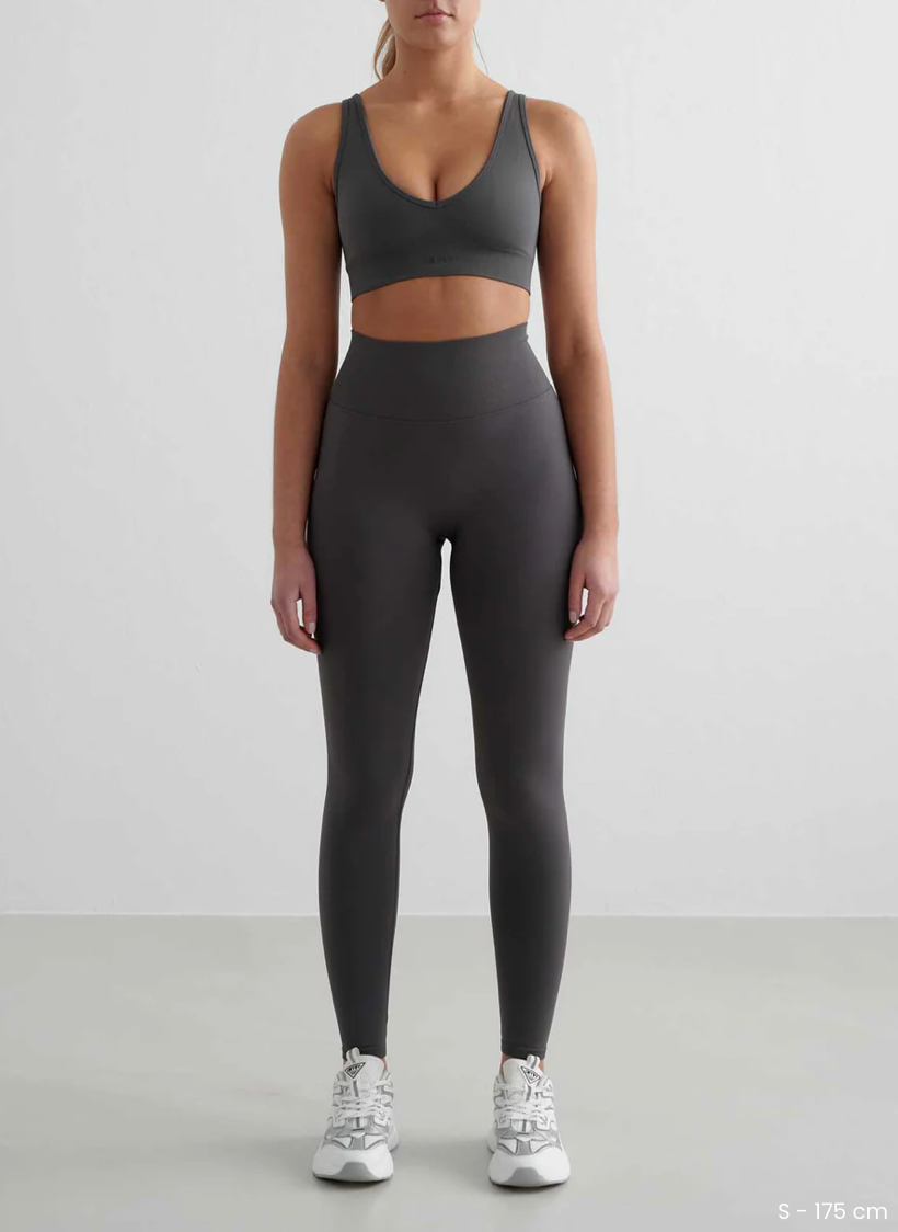 Aim'n Shadow Grey Shape Seamless Deep Cut Bra - size S