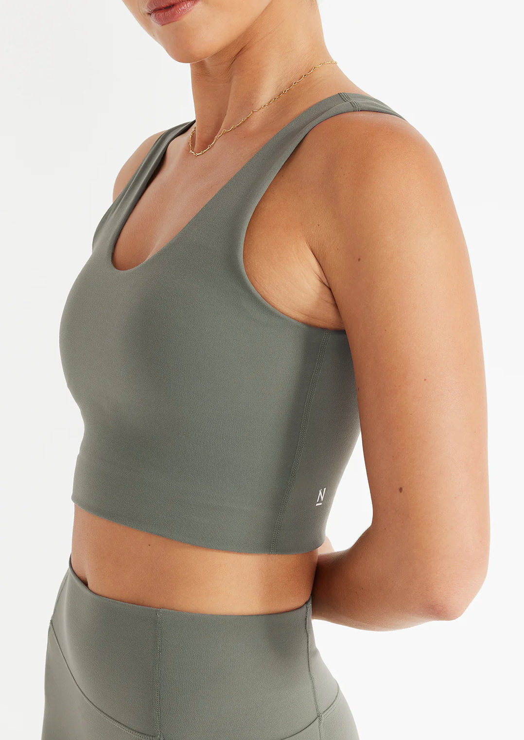 Nimble In Motion Scoop Bra - Matcha, size XS