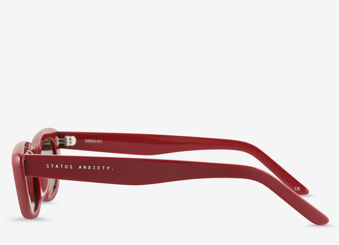 Status Anxiety Sidelines Sunglasses - Cherry
