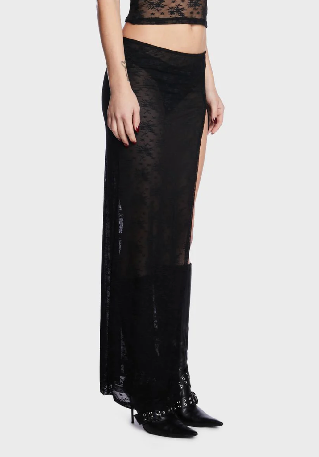 Lioness Uno Sheer Maxi Skirt - size XS