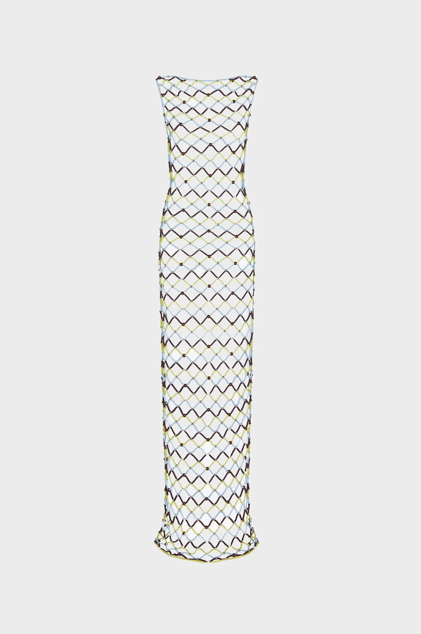 Paris Georgia - Glass Beaded Net Dress, size XXS