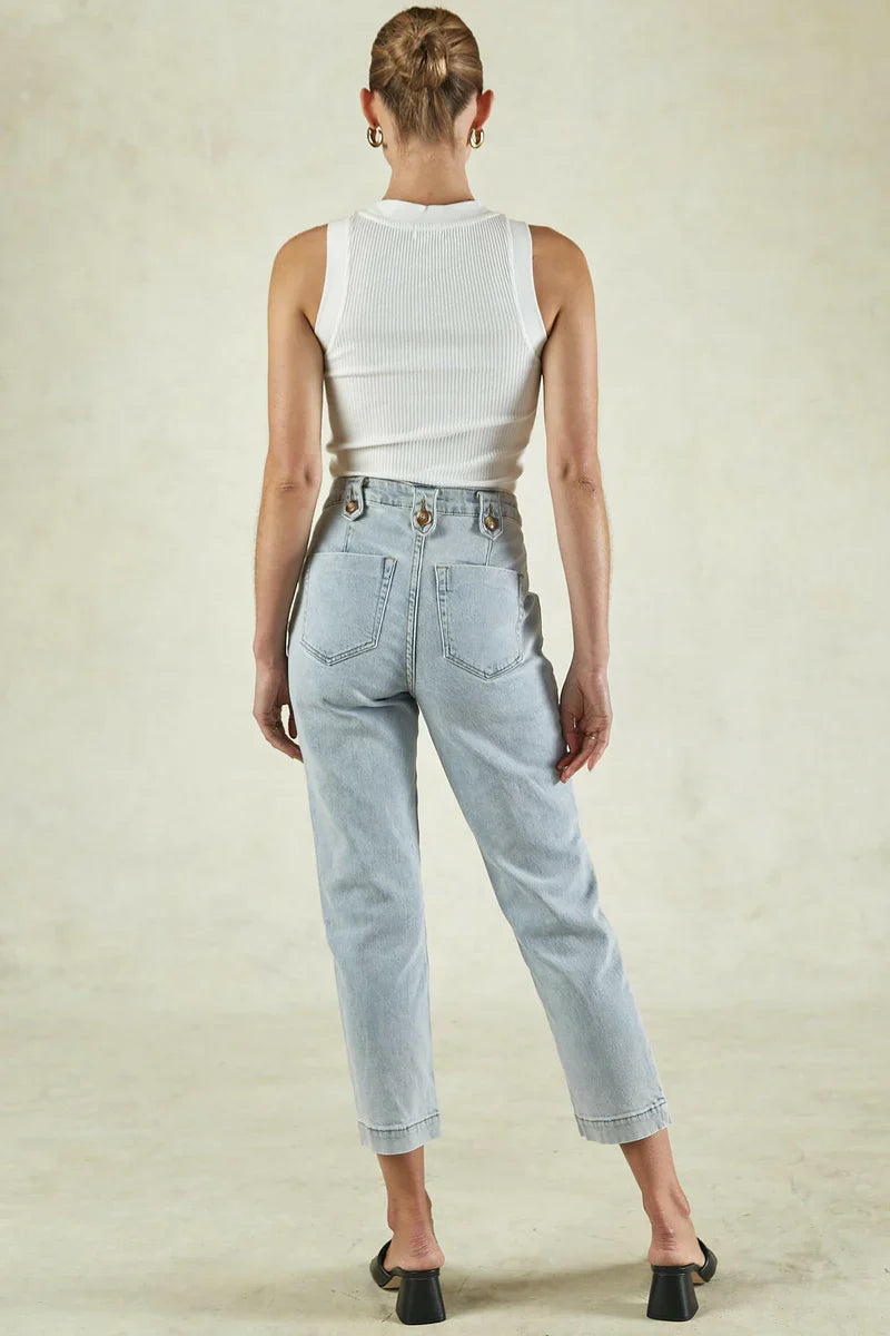 Dricoper Joey White Top, size S