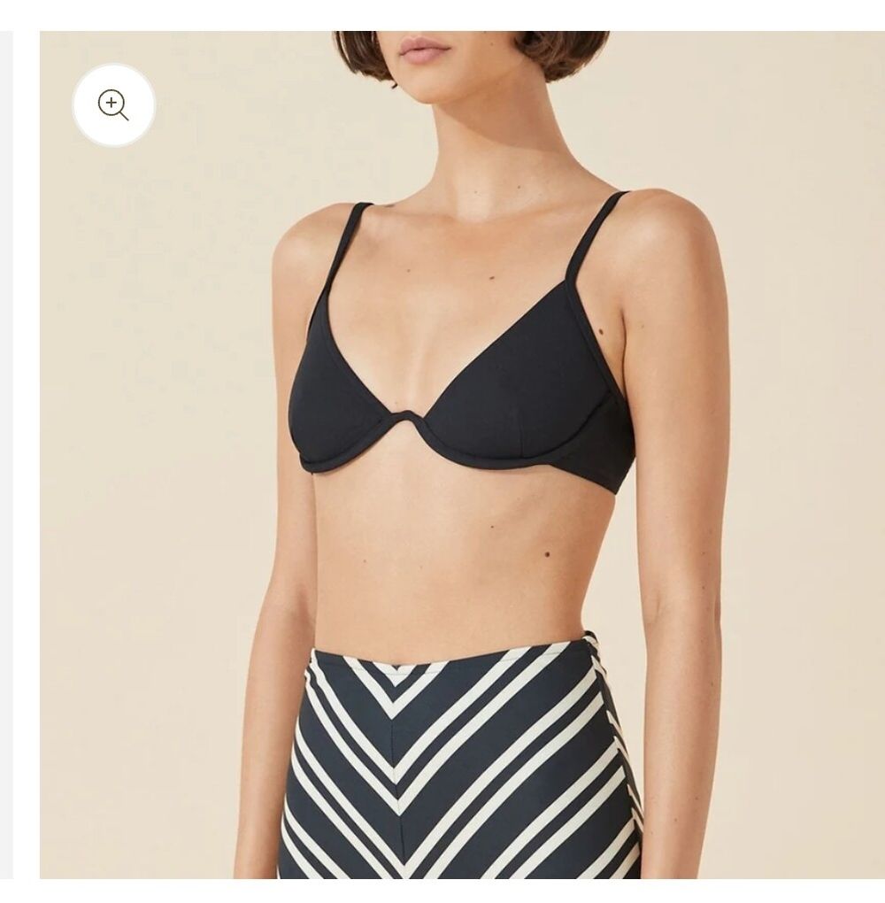 Zulu & Zephyr - Black Balconette Bra - Size 6