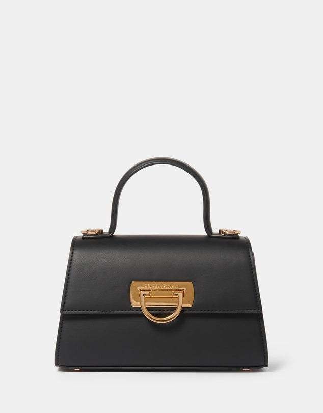 Forever New Signature Vivian Mini Top Handle Bag, black