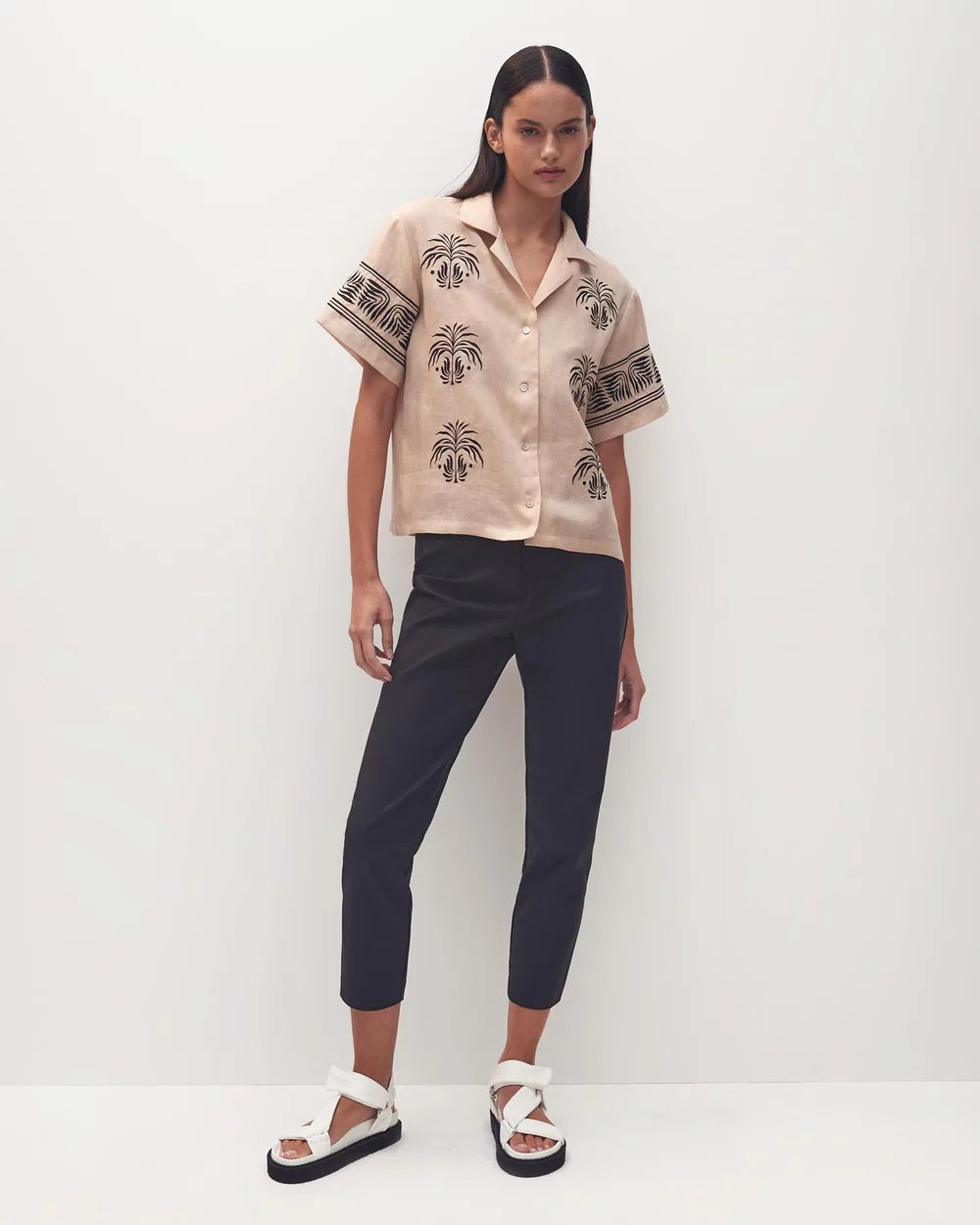 Morrison Kalea Linen SS Shirt, size 0-1 (6-8)