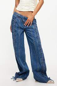 Lioness Day Dream Tie Up Jeans, Size 6
