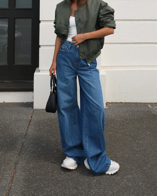 Forever New Wide Leg Jean, size XS/S