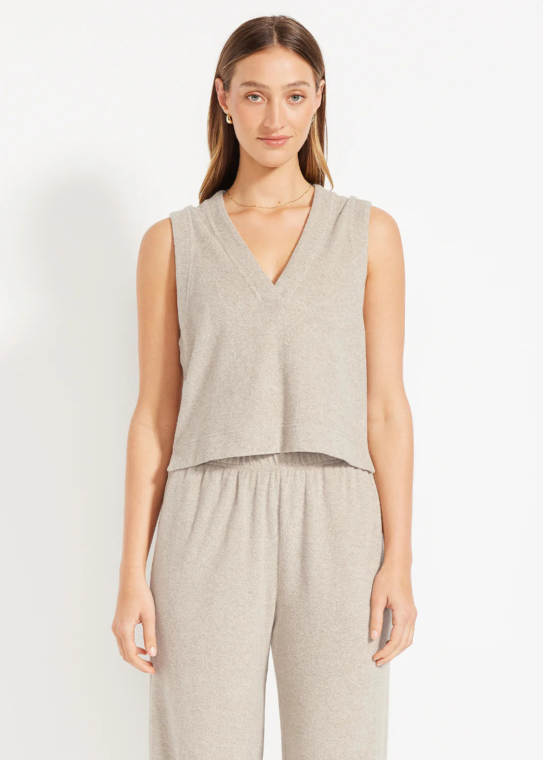 Nimble Coastal Terry Tank and Pant set, size S