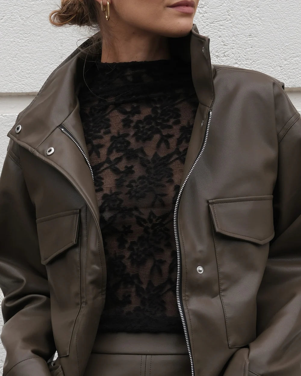 ESMAEE Confession Jacket - Khaki, size XS