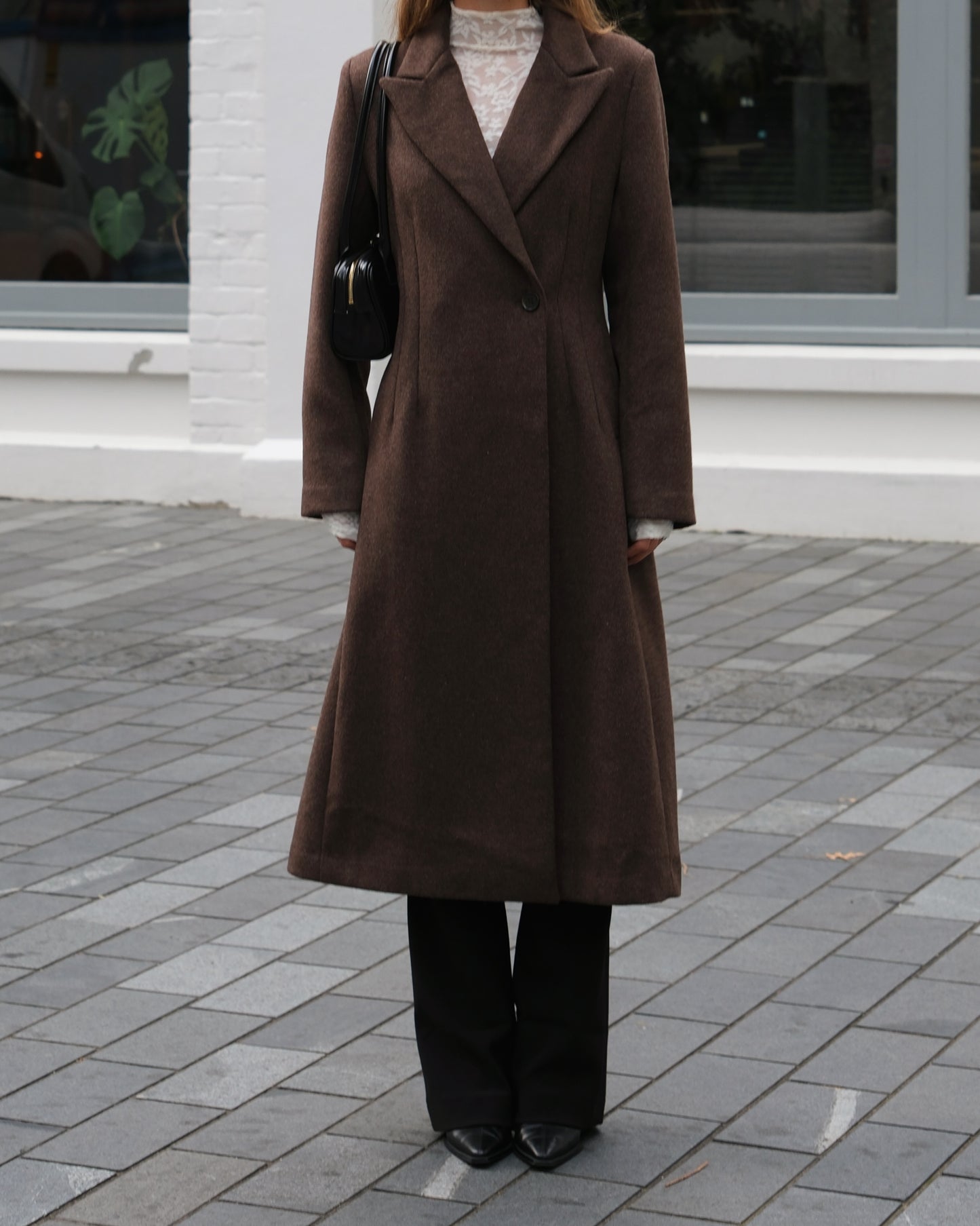 Esmaee Eternal Coat - Chocolate, size XS