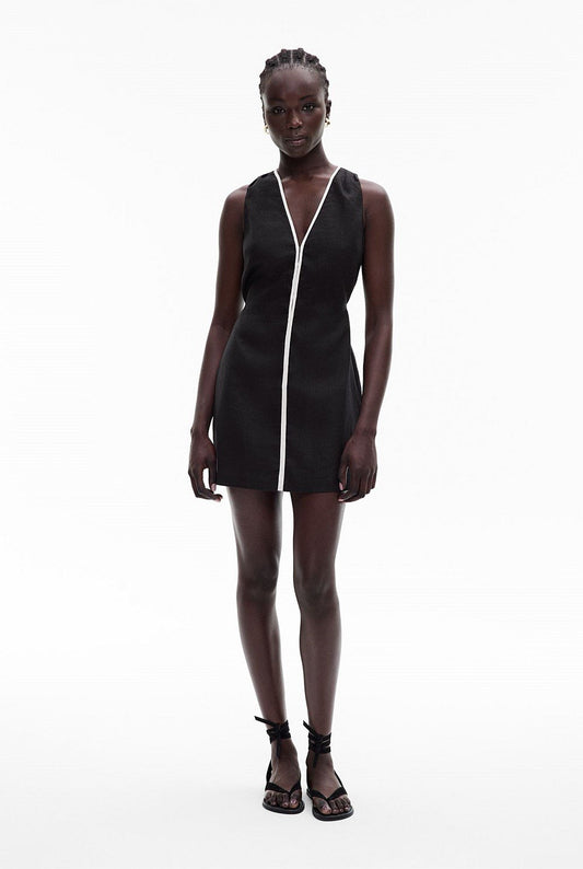 Witchery Contrast Mini Dress, size 6